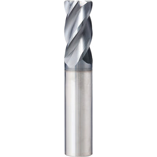 1/2" 4-Flute Solid Carbide Corner Radius End Mill, AlCrN - Supermill 5253535