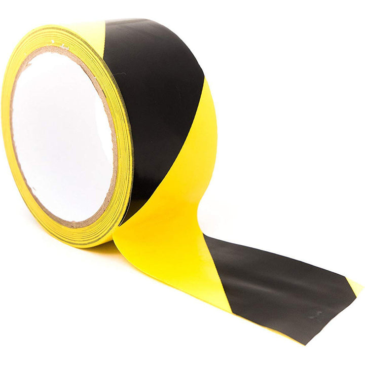 Black; Yellow Safety Tape - Bertech BERST-2BY