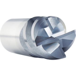 3/8" 4-Flute Solid Carbide Corner Radius End Mill, AlCrN - Supermill 5253740