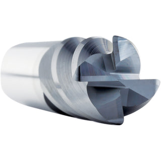 1/4" 4-Flute Solid Carbide Corner Radius End Mill, AlCrN - Supermill 5251183