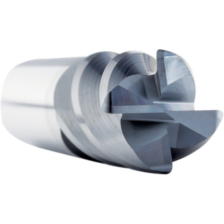 3/8" 4-Flute Solid Carbide Corner Radius End Mill, AlCrN - Supermill 5251259