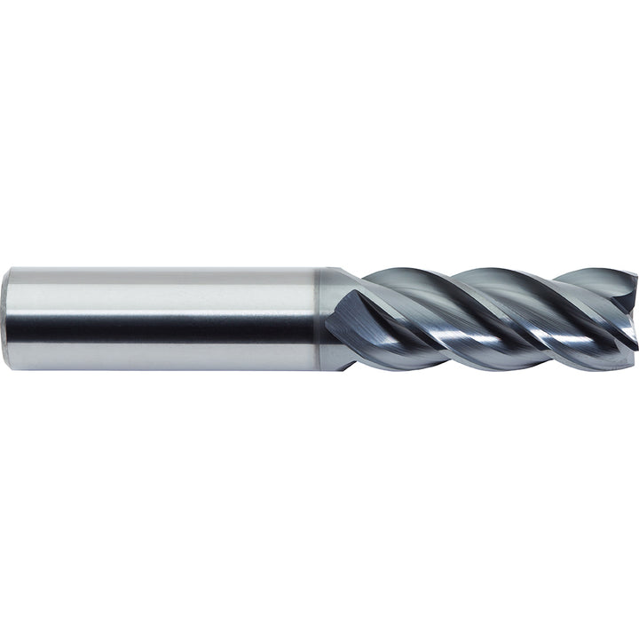 3/8" 4-Flute Solid Carbide Square End Mill, AlCrN - M.A. Ford. 27737520B