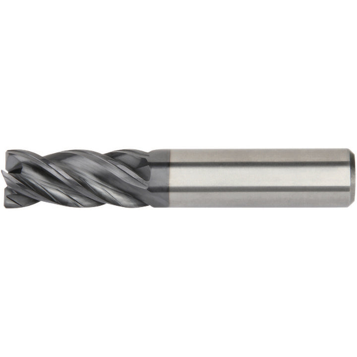 3/16" 4-Flute Solid Carbide Square End Mill, AlTiN - Kennametal 6676914