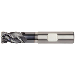 0.2362" 4-Flute Solid Carbide Corner Radius End Mill, AlTiN - Kennametal 6676232