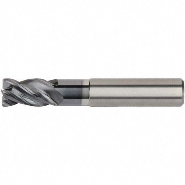0.1378" 4-Flute Solid Carbide Square End Mill, AlTiN - Kennametal 6769546