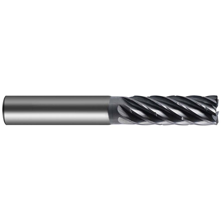 7-Flute Solid Carbide Corner Radius & Corner Chamfer End Mill, nano-A - Guhring 9069970158700