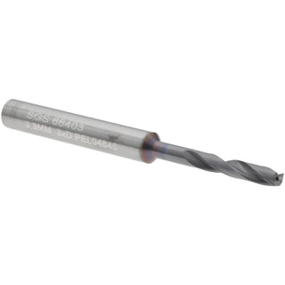 5/32" Solid Carbide Screw Machine Drill Bit, Ti-NAMITE-X, 135° point - SGS 66403