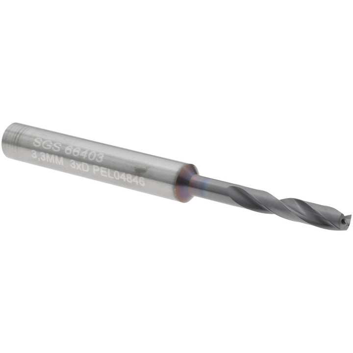 5/32" Solid Carbide Screw Machine Drill Bit, Ti-NAMITE-X, 135° point - SGS 66403