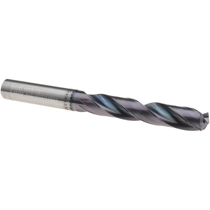 0.3898" Solid Carbide Drill Bit, Ti-NAMITE-X, 135° point - SGS 66572