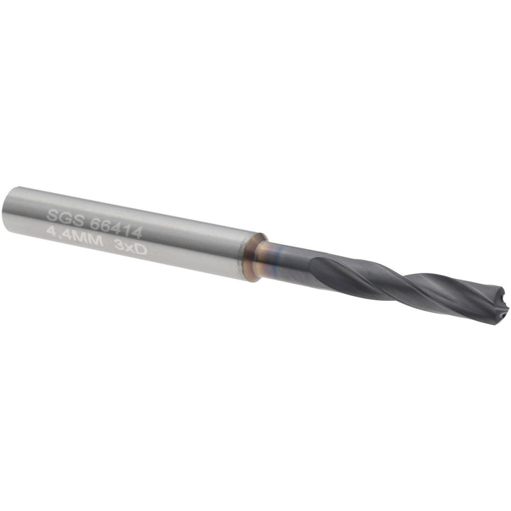 13/64" Solid Carbide Screw Machine Drill Bit, Ti-NAMITE-X, 135° point - SGS 66414