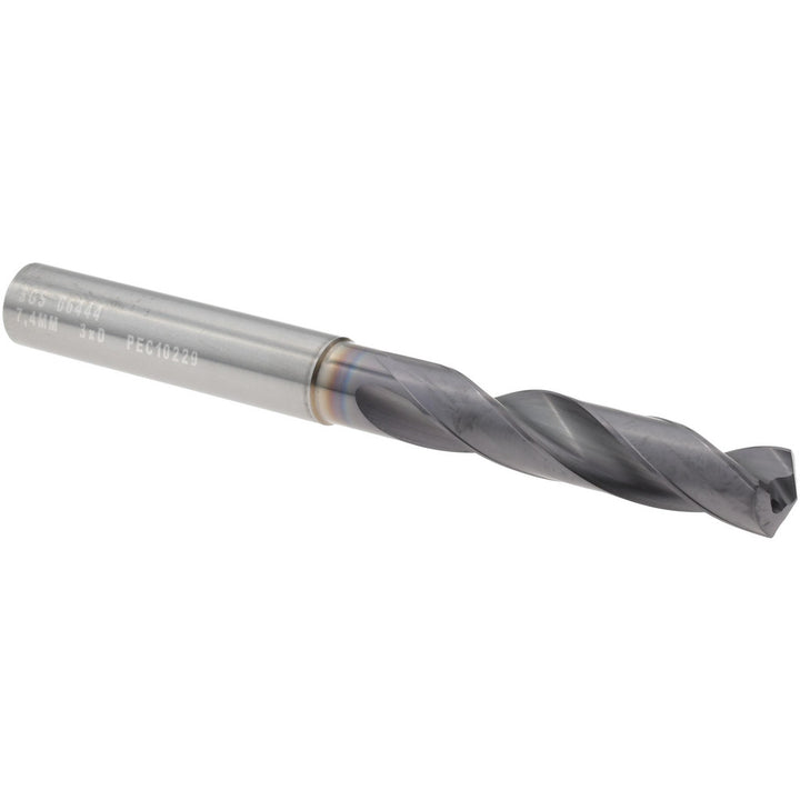 21/64" Solid Carbide Screw Machine Drill Bit, Ti-NAMITE-X, 135° point - SGS 66444