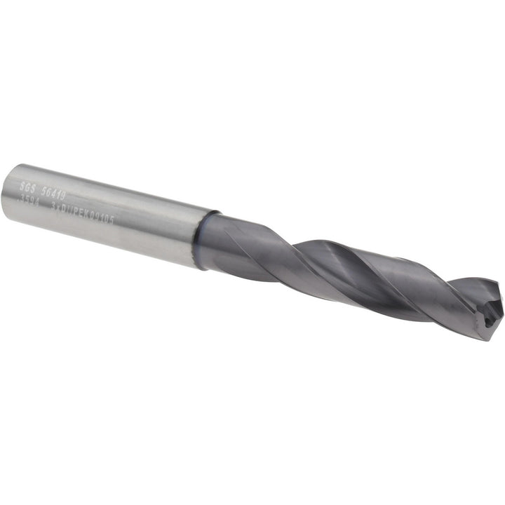 23/64" Solid Carbide Screw Machine Drill Bit, Ti-NAMITE-X, 135° point - SGS 56419