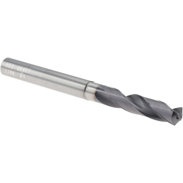 11/64" Solid Carbide Screw Machine Drill Bit, Ti-NAMITE-X, 135° point - SGS 66427