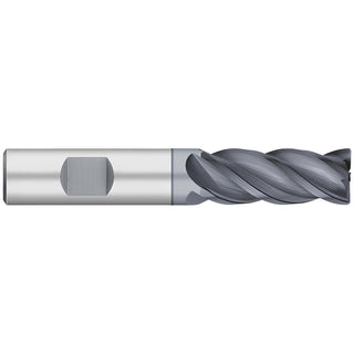 3/4" 4-Flute Solid Carbide Corner Radius End Mill, ALCRO-MAX - Titan USA TC22852