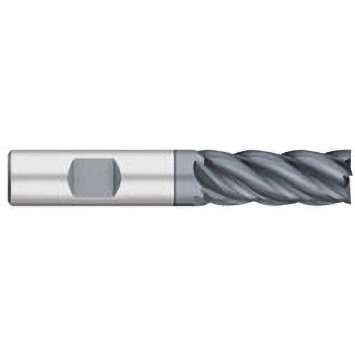 1/2" 5-Flute Solid Carbide Square End Mill, ALCRO-MAX - Titan USA TC25854