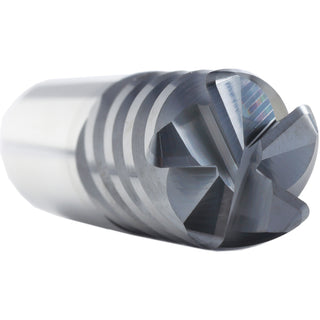 1/4" 5-Flute Solid Carbide Corner Radius End Mill, AlTiN - Supermill 5251805