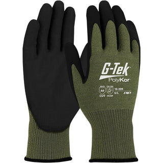 Small Green PolyKor Cut-Resistant Gloves - PIP 16-399/S