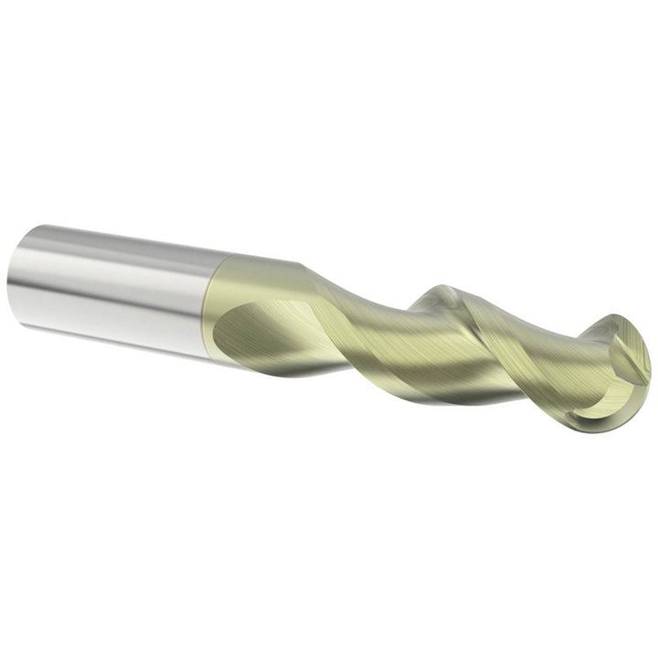 1/4" 2-Flute Solid Carbide Ball End Mill, ANF - Seco 10022733