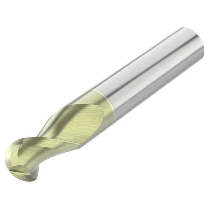 1/4" 2-Flute Solid Carbide Ball End Mill, ANF - Seco 10022732