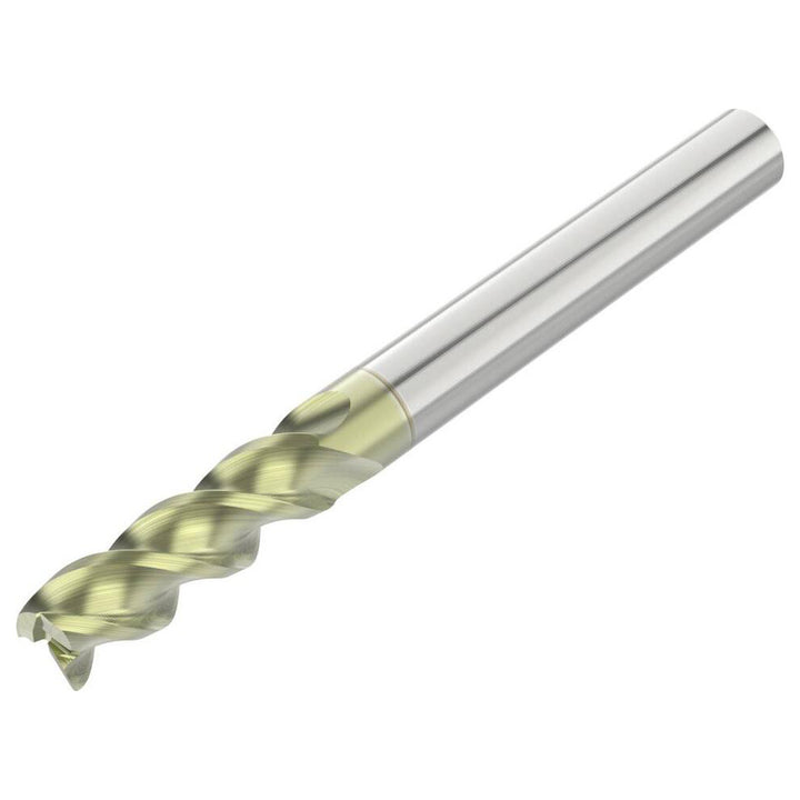 3/16" 3-Flute Solid Carbide Square End Mill, ANF - Seco 10023005