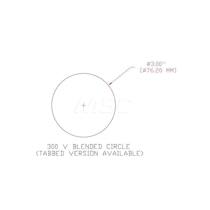 3" 600-Grit Aluminum Oxide Disc - 3M 7100027160