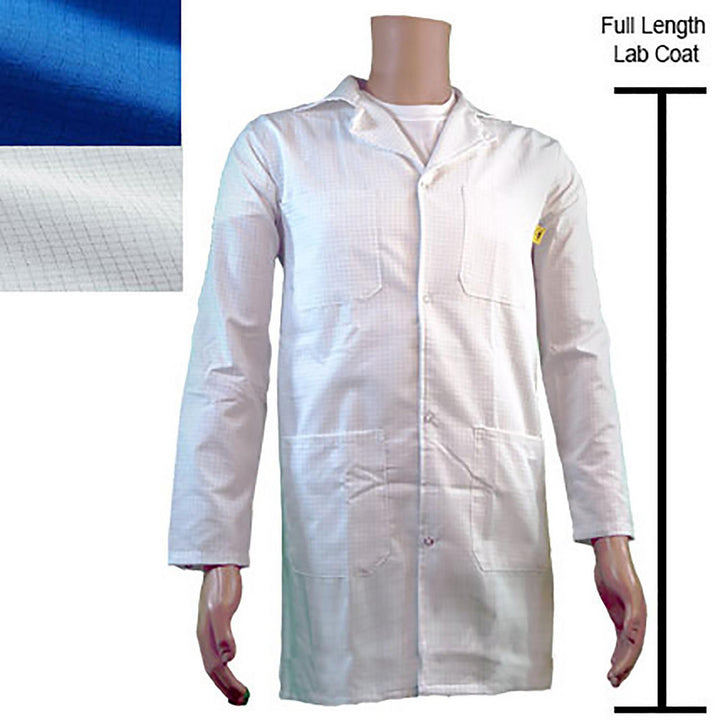 Small White Protective Garment - Transforming Technologies JLC5402SPWH