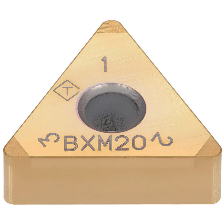 Triangle 3/8" IC Polycrystalline Cubic Boron Nitride (PCBN) Insert, Grade BX380 - Tungaloy 6818048