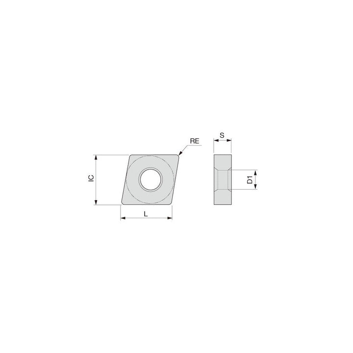 CNMG120408-ZM T9225 Carbide Insert, Grade T9225, Titanium - Tungaloy 6780960