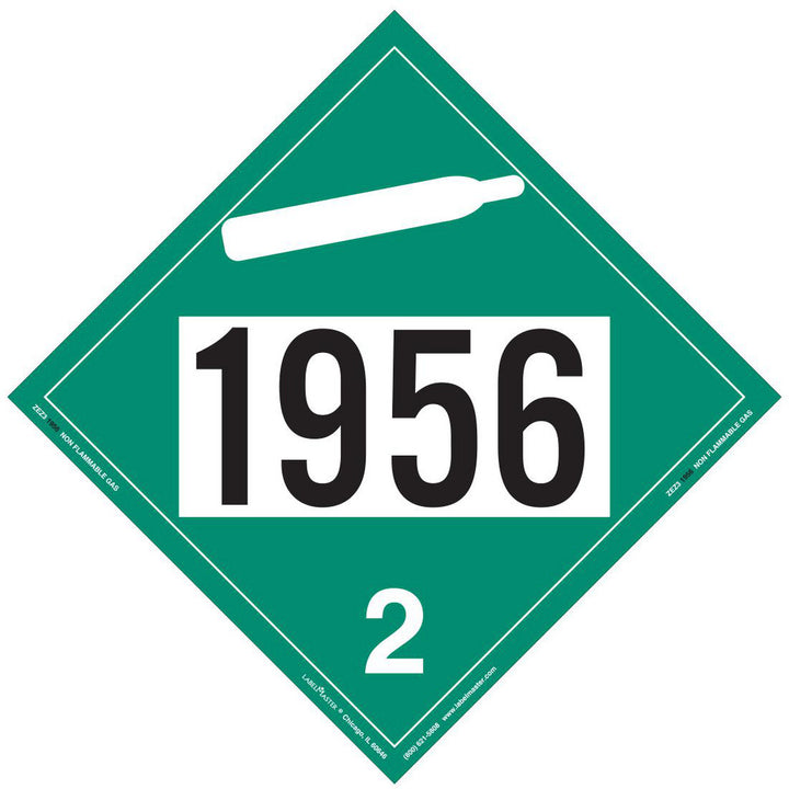 Flammable Gas Sign - Labelmaster ZEZ31956