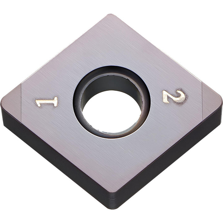CNGA120402S01225ME Cubic Boron Nitride (CBN) Insert, Grade KBN05M, MEGACOAT - Kyocera TBN01455
