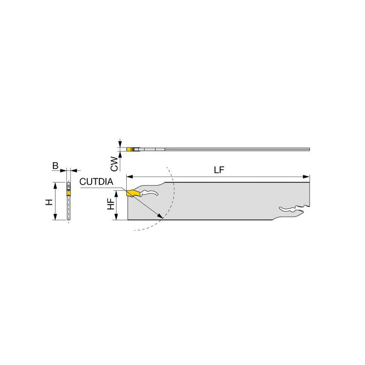 Indexable Cut-Off - Tungaloy 6841509