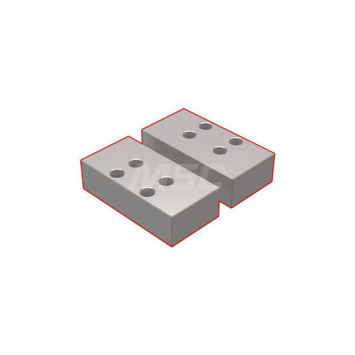 125.73mm" Jaw Steel Vise Jaws - 5th Axis VSJ52X