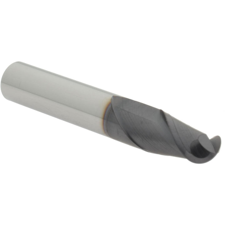 5/16" 2-Flute Solid Carbide Ball End Mill, AlTiN+ - Accupro 14788610