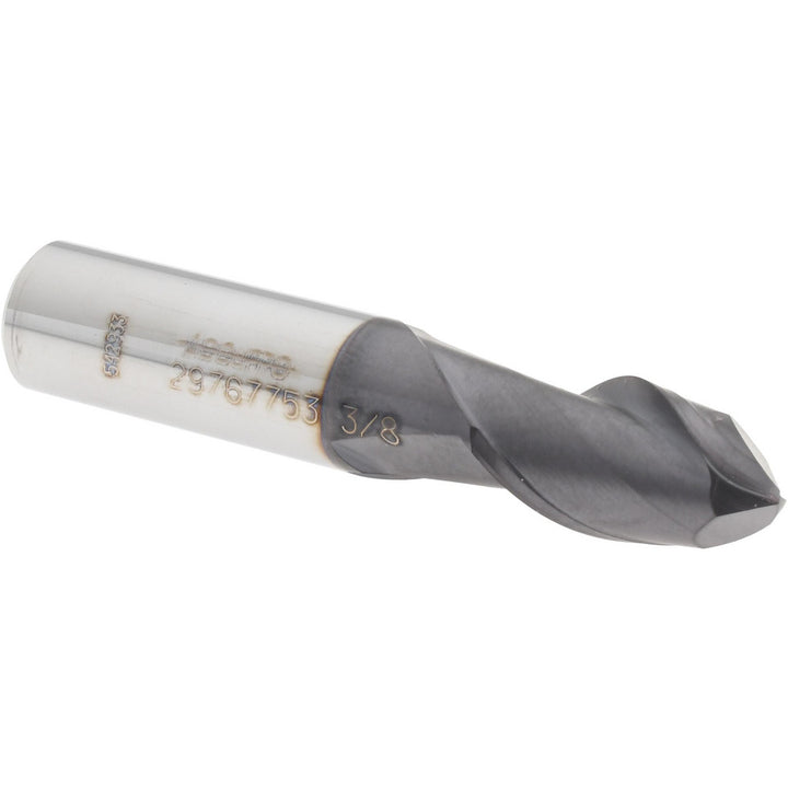 3/8" 2-Flute Solid Carbide Ball End Mill, AlTiN+ - Accupro 14788611