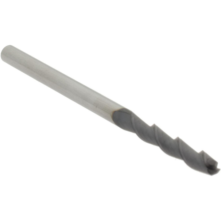 1/8" 2-Flute Solid Carbide Ball End Mill, AlTiN+ - Accupro 14788616