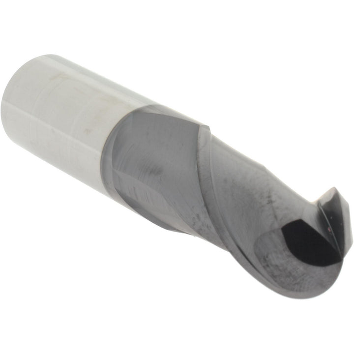 7/8" 2-Flute Solid Carbide Ball End Mill, AlTiN+ - Accupro 14788604