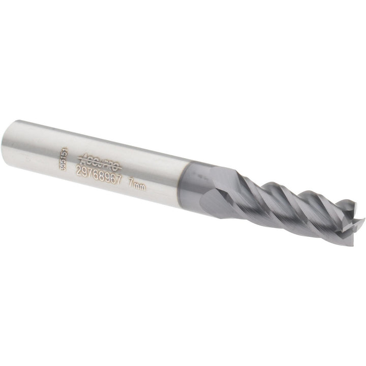 4-Flute Solid Carbide Square End Mill - Accupro 14788479