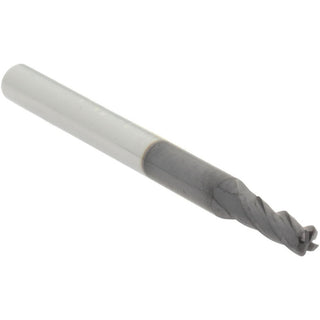 3/32" 4-Flute Solid Carbide Corner Radius & Corner Chamfer End Mill, AlTiN+ - Accupro 14788311
