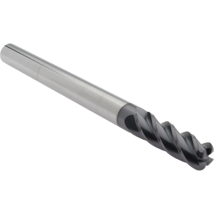 1/2" 4-Flute Solid Carbide Corner Radius & Corner Chamfer End Mill, AlTiN+ - Accupro 14788589