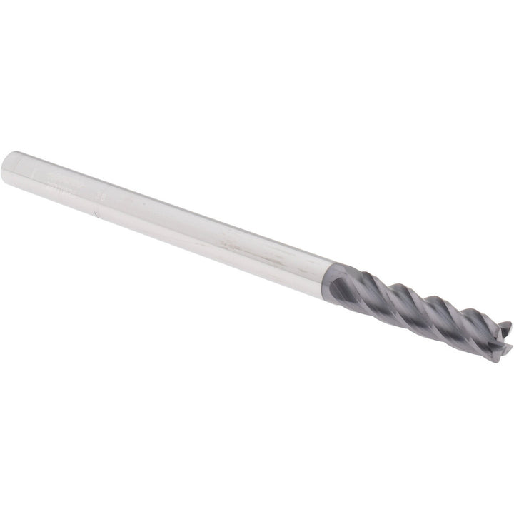 3/8" 4-Flute Solid Carbide Corner Radius & Corner Chamfer End Mill, AlTiN+ - Accupro 14788586