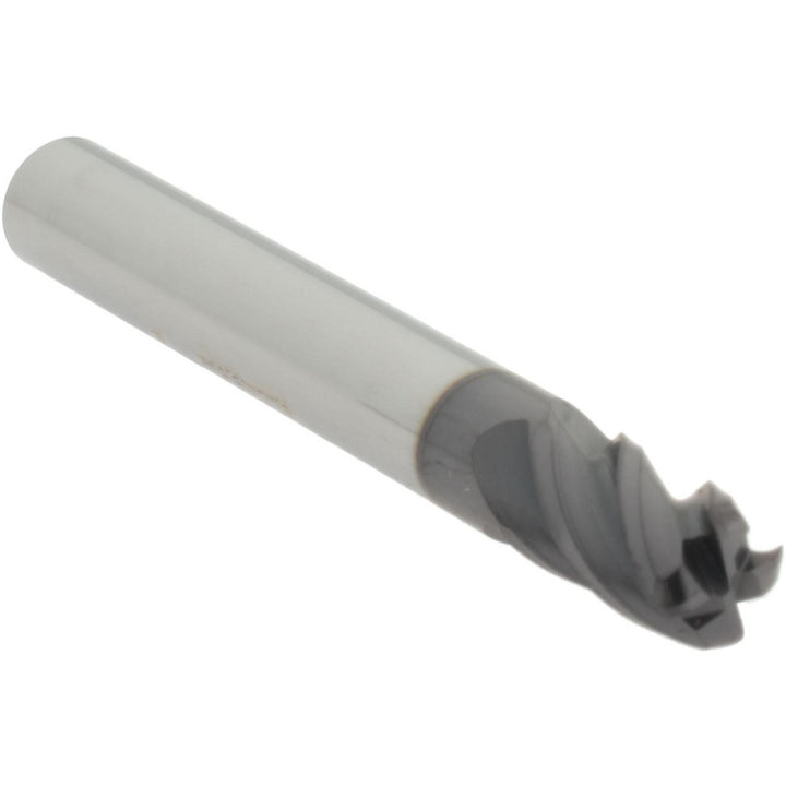 1/4" 4-Flute Solid Carbide Corner Radius & Corner Chamfer End Mill, AlTiN+ - Accupro 14788520