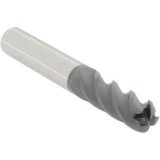 3/8" 4-Flute Solid Carbide Corner Radius & Corner Chamfer End Mill, AlTiN+ - Accupro 14788544