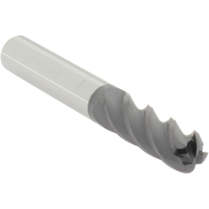 3/8" 4-Flute Solid Carbide Corner Radius & Corner Chamfer End Mill, AlTiN+ - Accupro 14788544