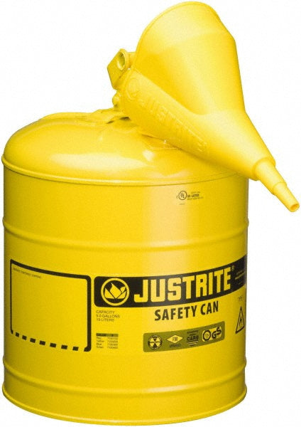 Yellow; Yellow Safety Can - Justrite. 7150210