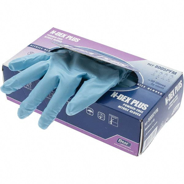 Blue Nitrile Gloves - SHOWA 8005PFM