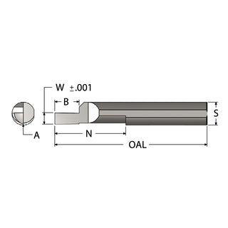 Grooving Tools - Scientific Cutting Tools FG500-093A