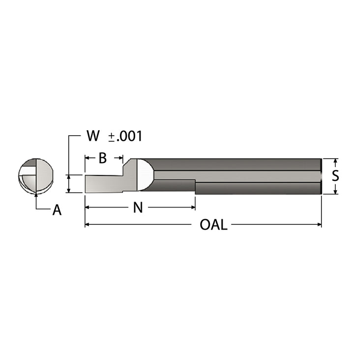 Grooving Tools - Scientific Cutting Tools FG500-093A
