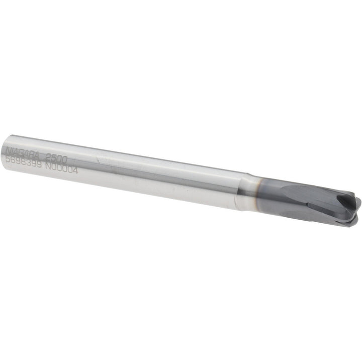 1/4" 4-Flute Solid Carbide High-Feed End Mill, AlTiN - Seco 02942319
