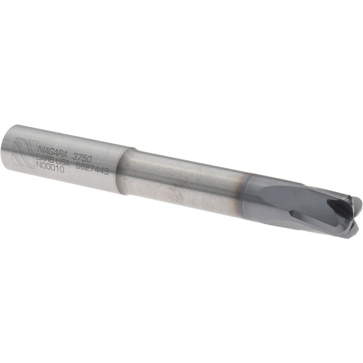 3/8" 4-Flute Solid Carbide High-Feed End Mill, AlTiN - Seco 02942333