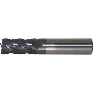 1/2" 4-Flute Solid Carbide Corner Radius End Mill, AlTiN - ProMax 191-33234